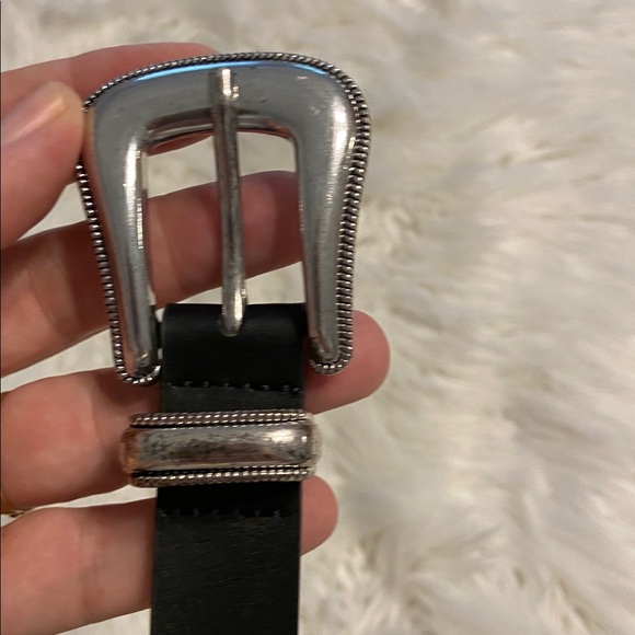 ZARA Women’s Black  Belt size 32” length 46”condition very good see all photos main image 8